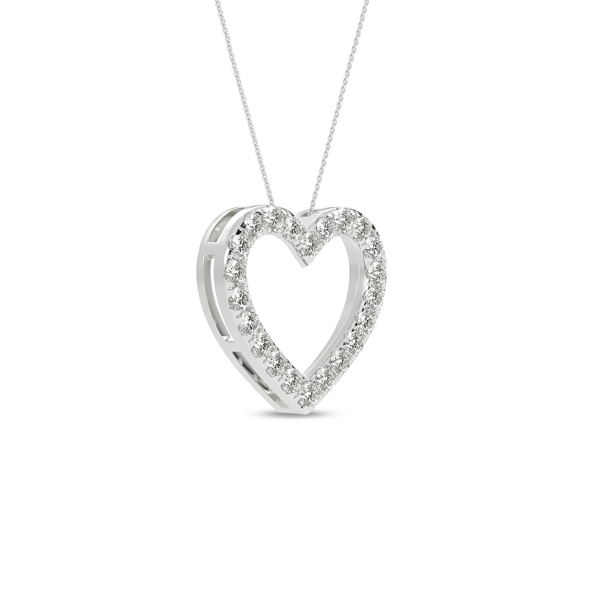 Silhouette Necklace - Heart