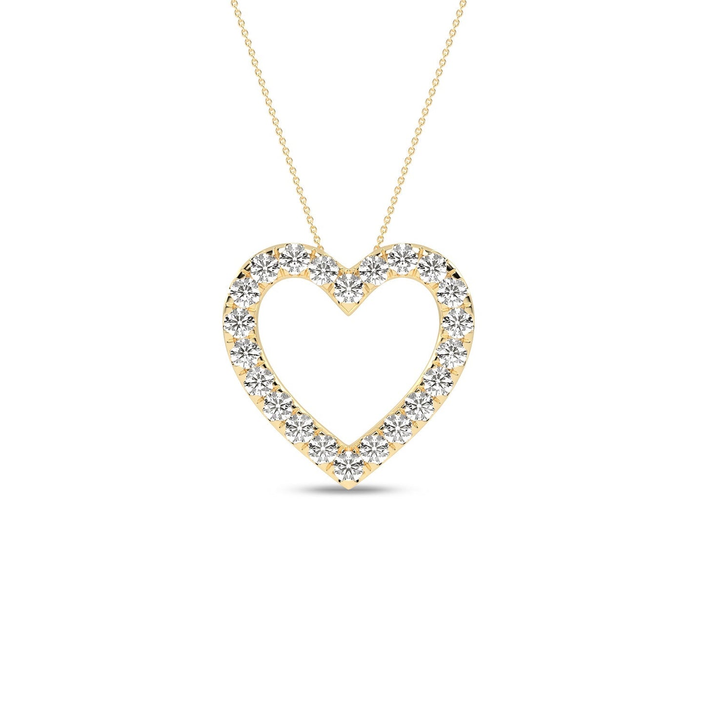 Silhouette Necklace - Heart