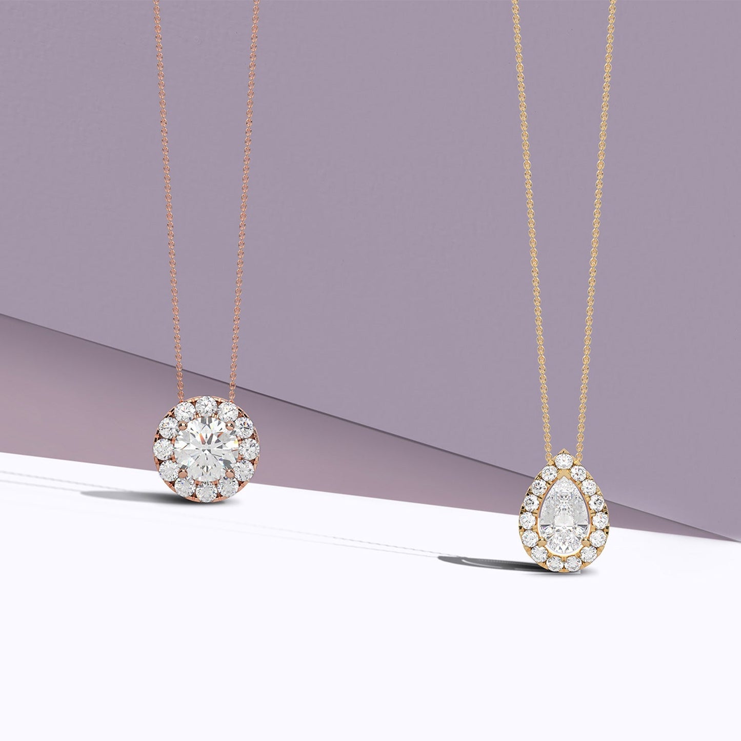 Dewdrop Halo Necklace
