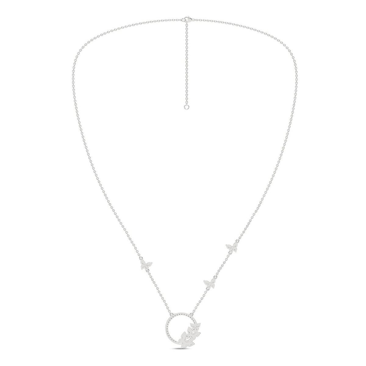 Butterfly Cluster Necklace