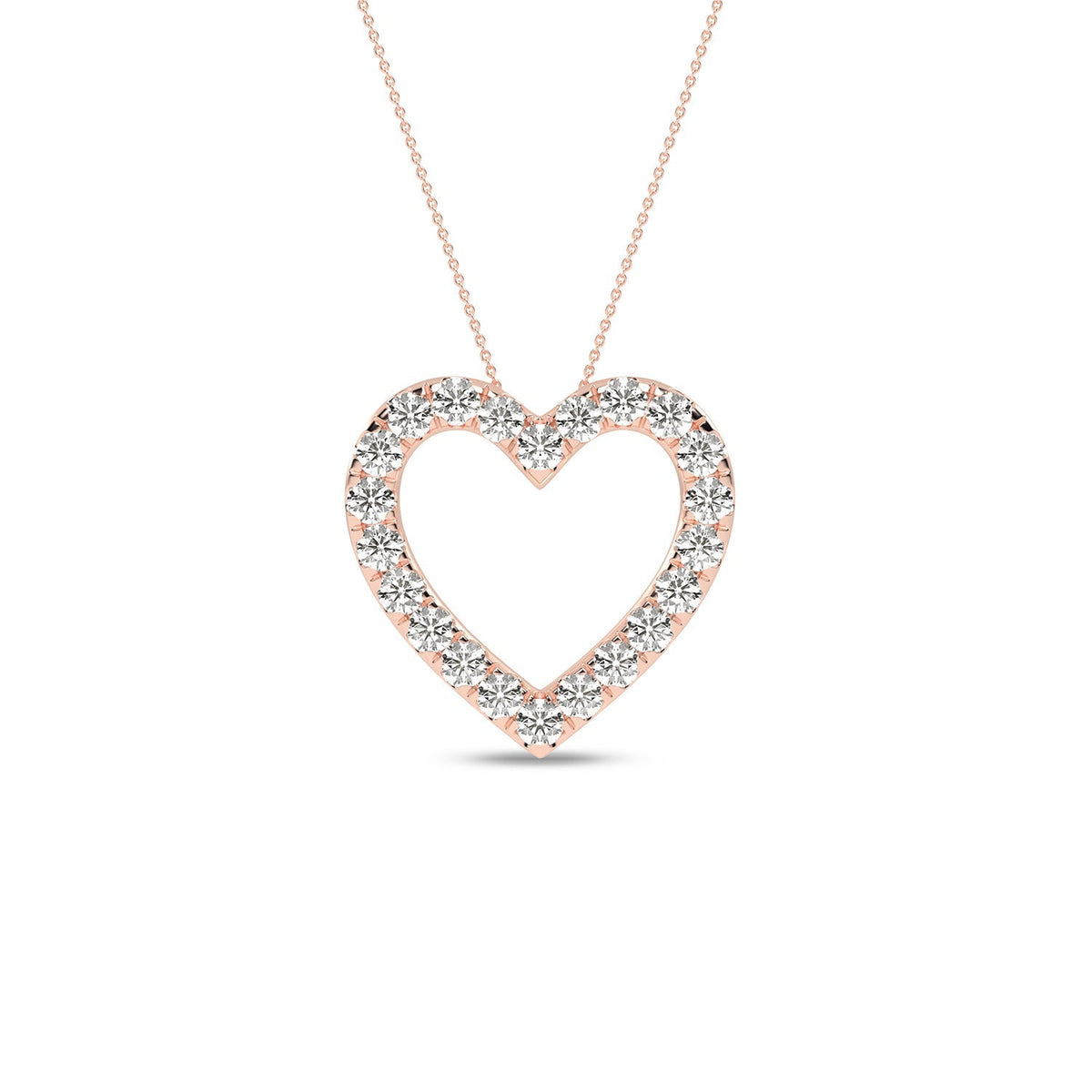 Silhouette Necklace - Heart