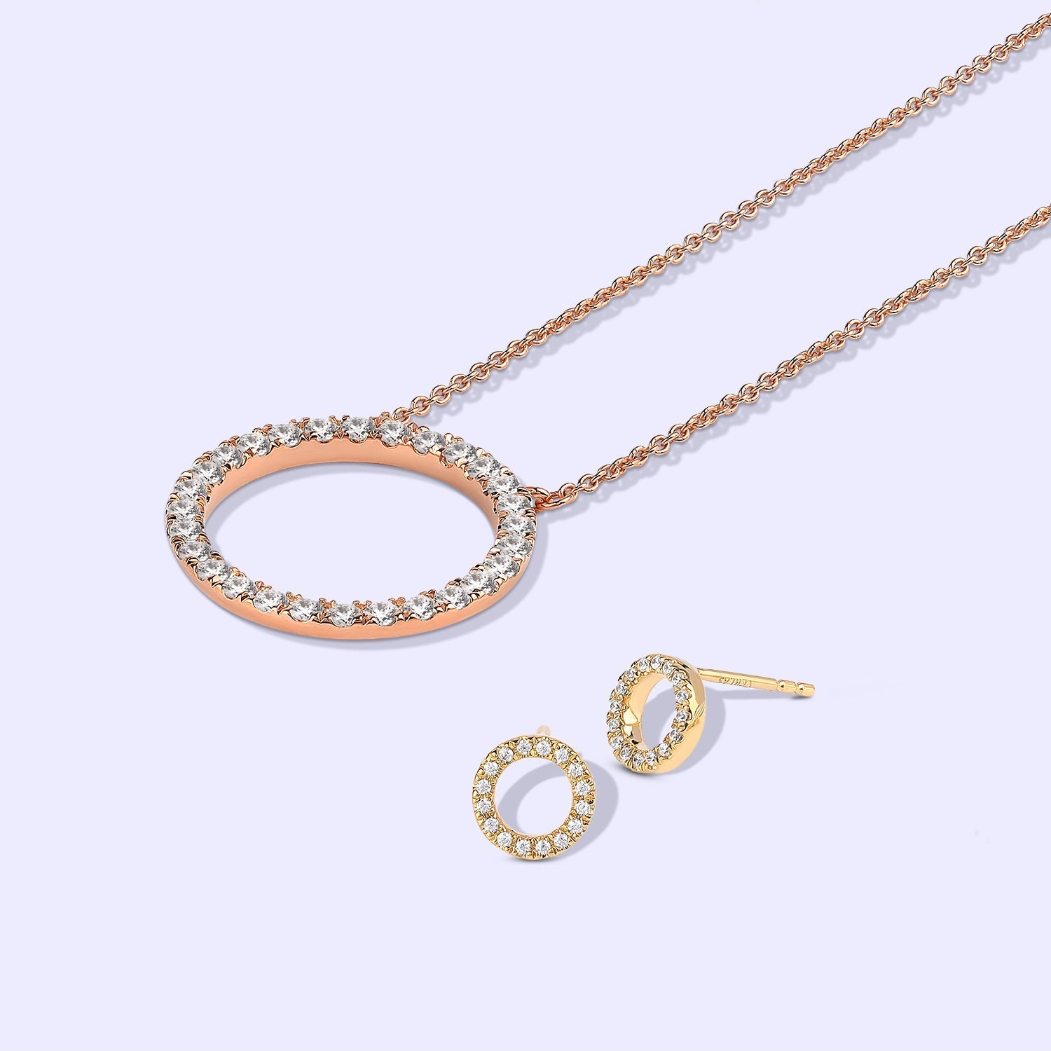 Circular Silhouette Necklace