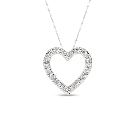 Silhouette Necklace - Heart