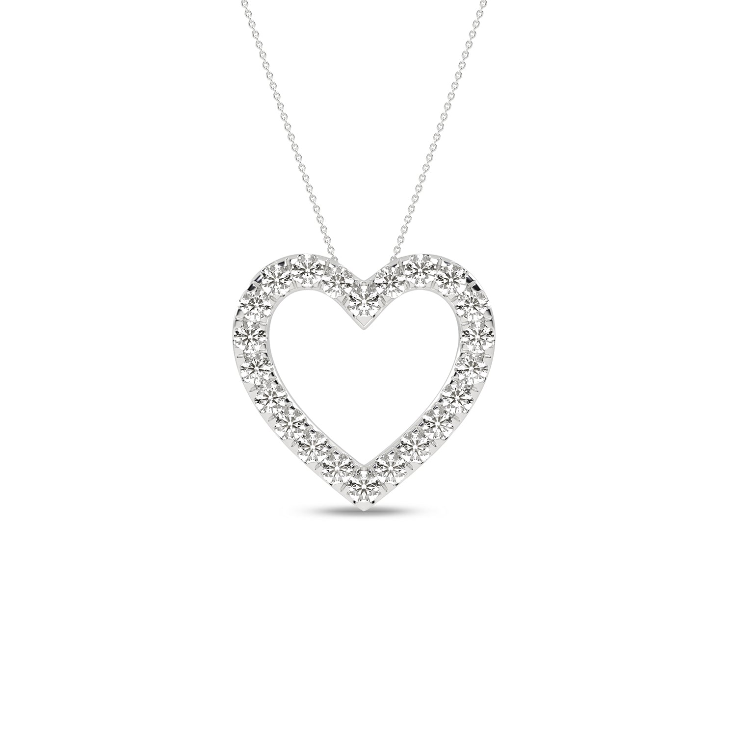 Silhouette Necklace - Heart