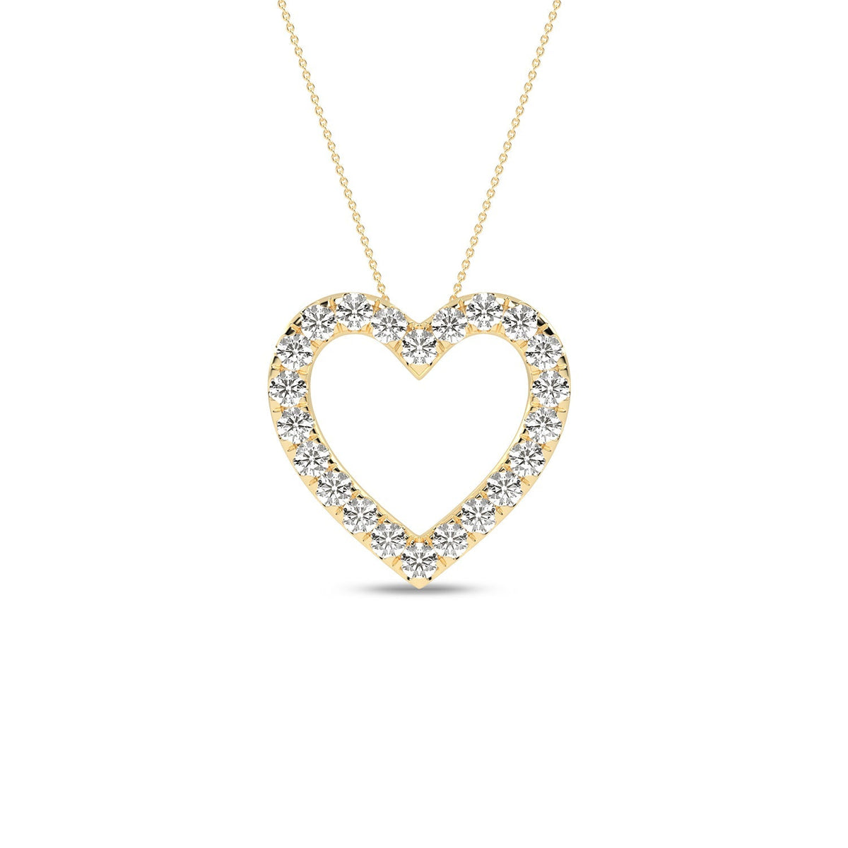 Silhouette Necklace - Heart