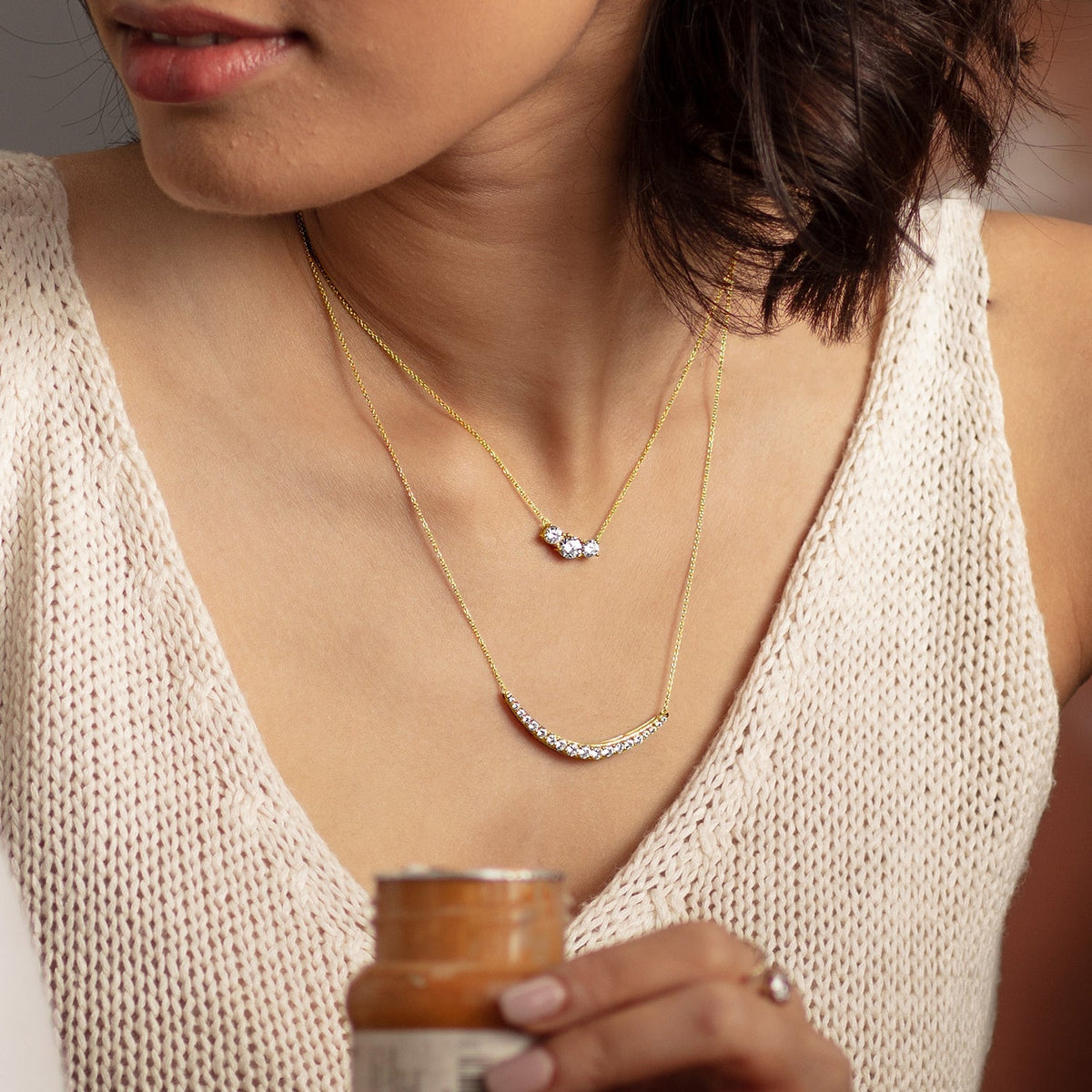 Graduated Diamond Pendant