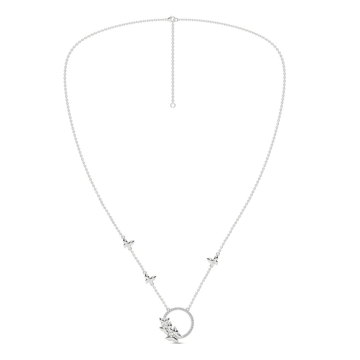 Butterfly Cluster Necklace