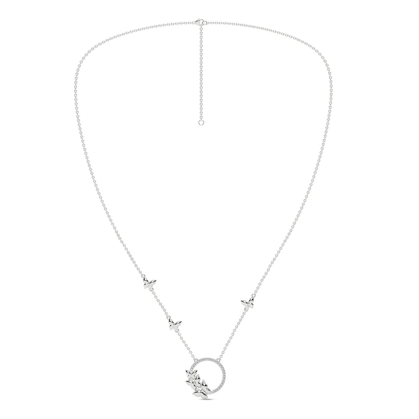 Butterfly Cluster Necklace