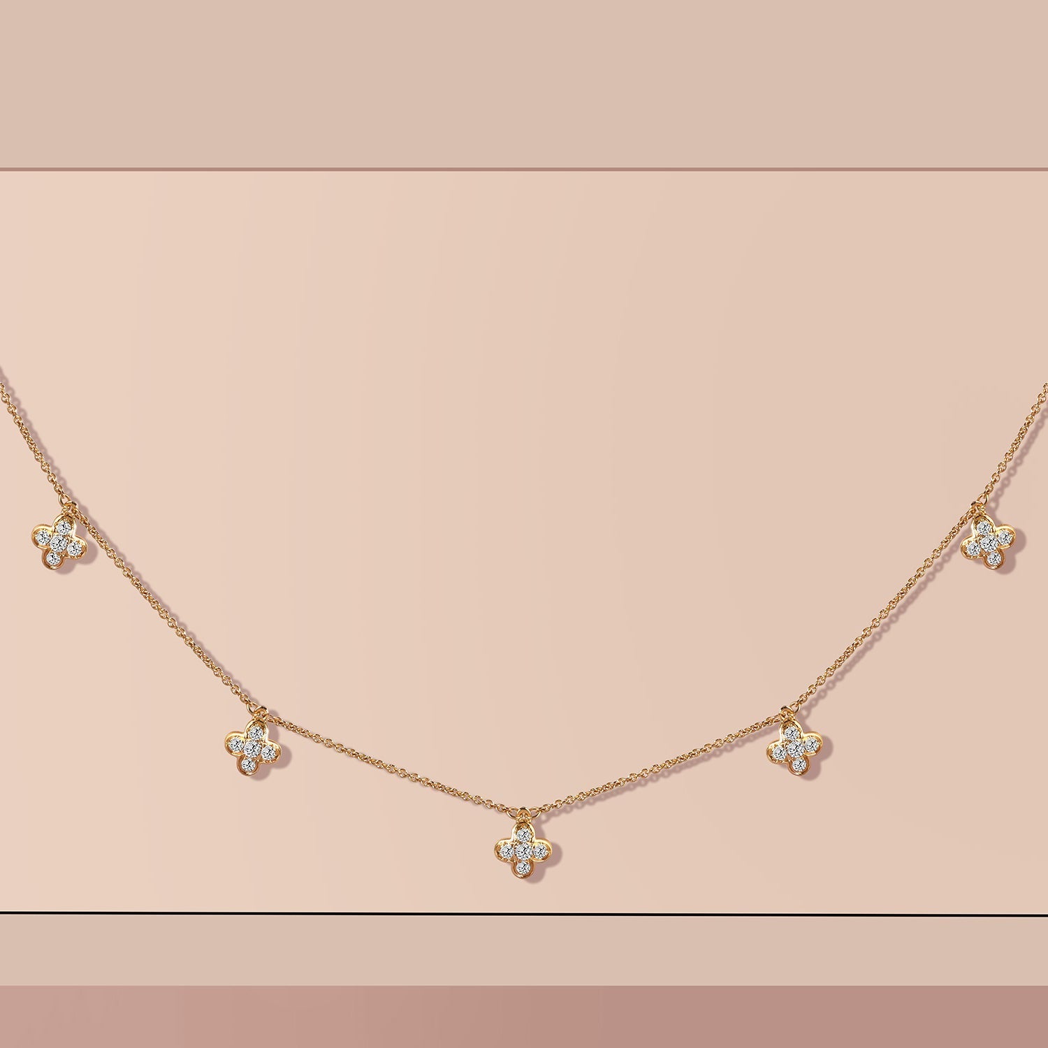 La Fleur Stationed Choker Necklace
