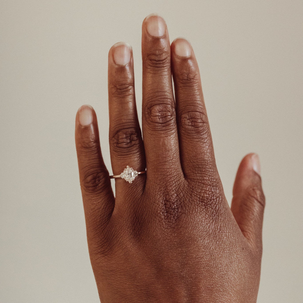 The Mini Vivien Marquise Ring