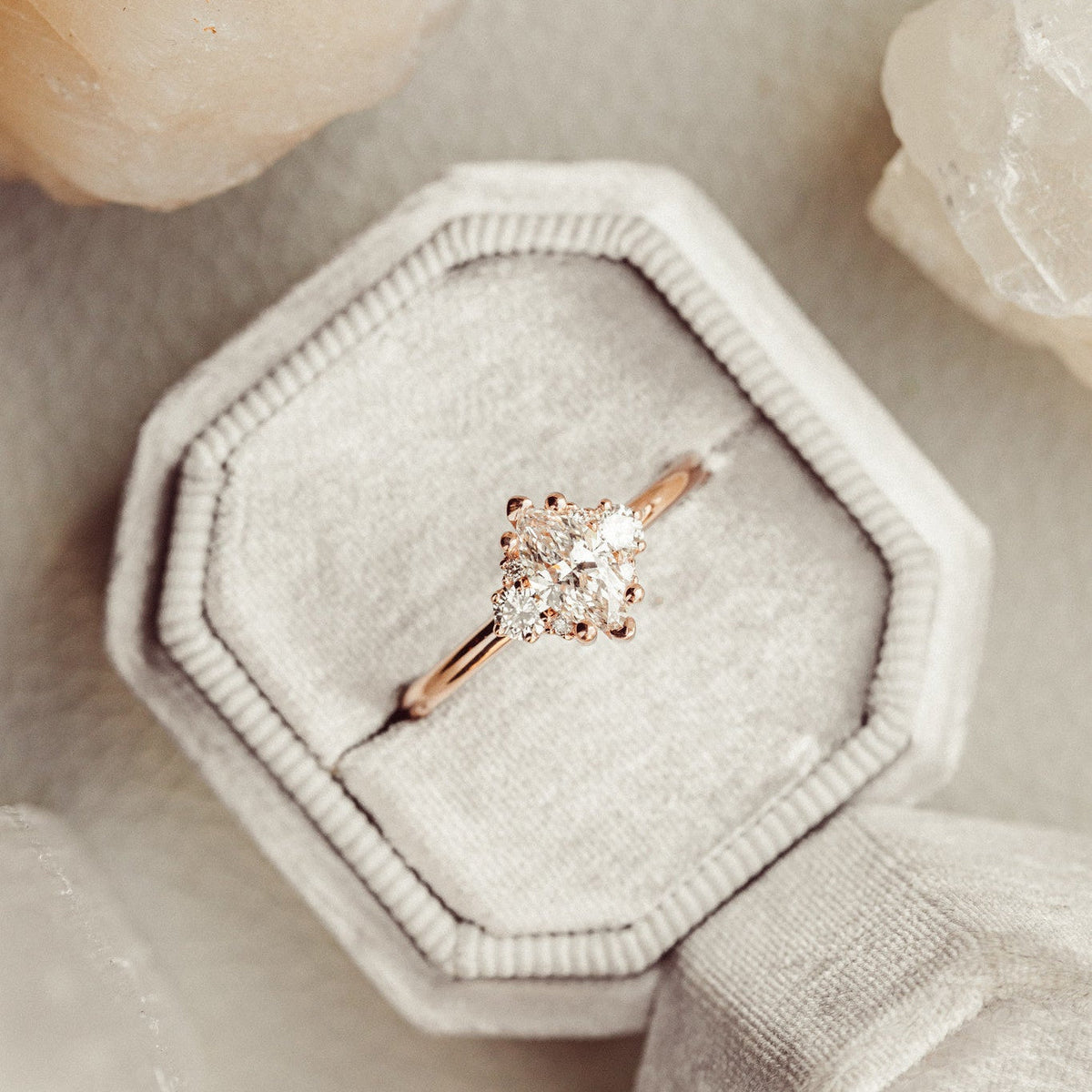The Mini Vivien Marquise Ring