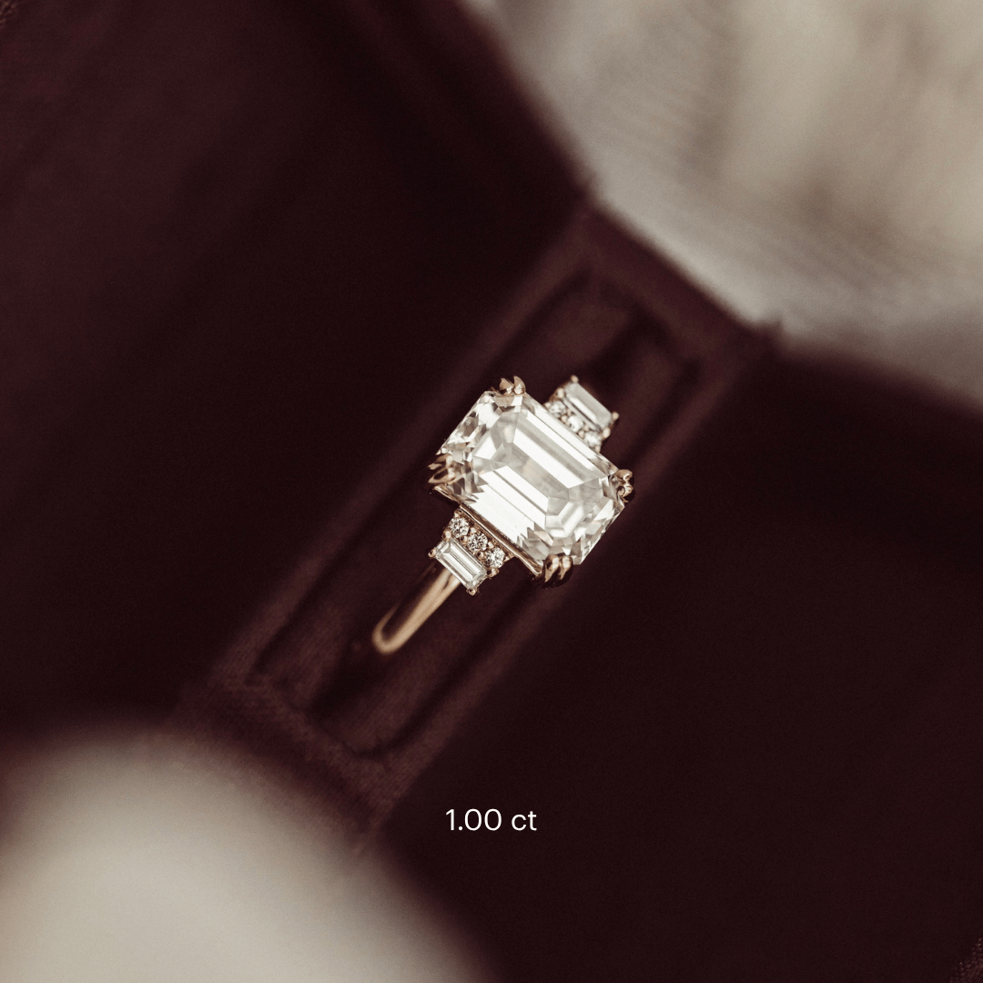 The Jules Emerald Cut Ring