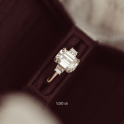 The Jules Emerald Cut Ring