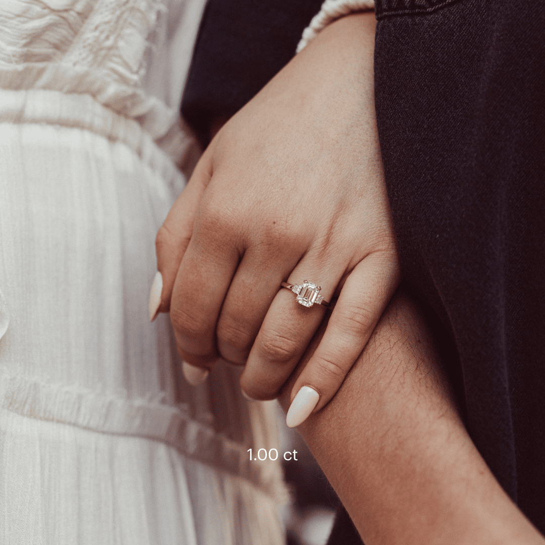 The Jules Emerald Cut Ring