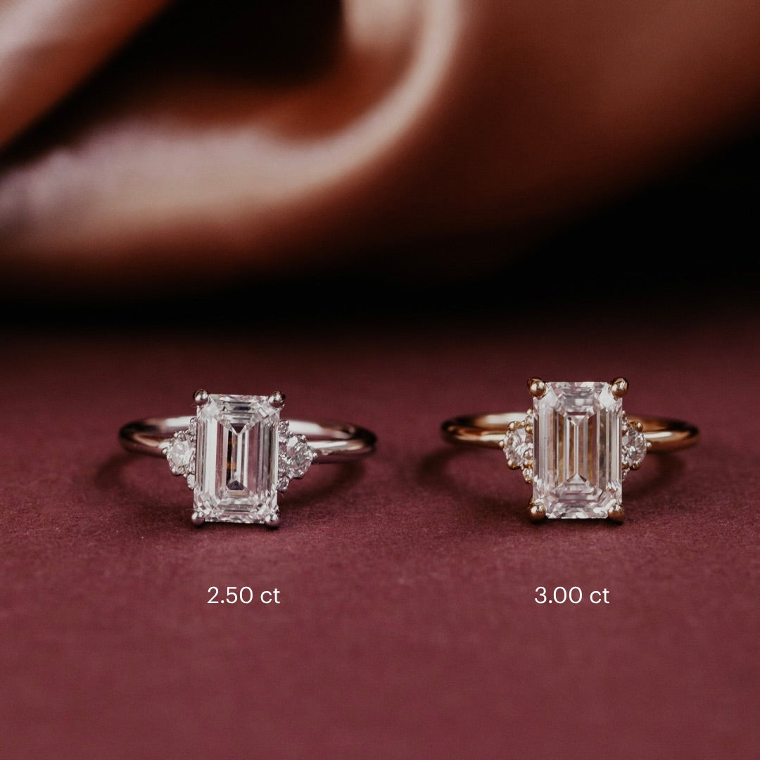The Vivien Emerald Cut Ring