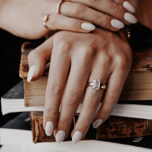 The Louisa Emerald Cut Ring