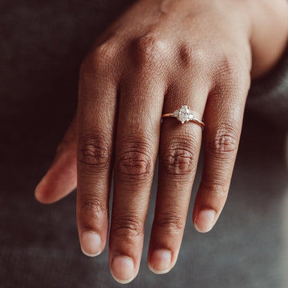 The Mini Vivien Marquise Ring