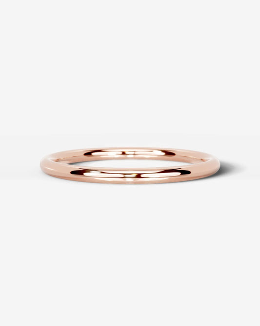 Eloise Wedding Band Lab Grown Diamond Wedding Ring - Rose Gold