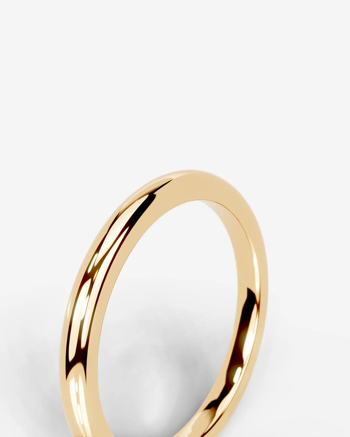 Jessica Wedding Band Lab Grown Diamond Wedding Ring - Yellow Gold