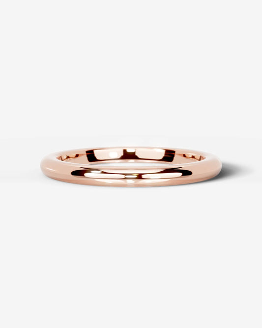 Jessica Wedding Band Lab Grown Diamond Wedding Ring - Rose Gold