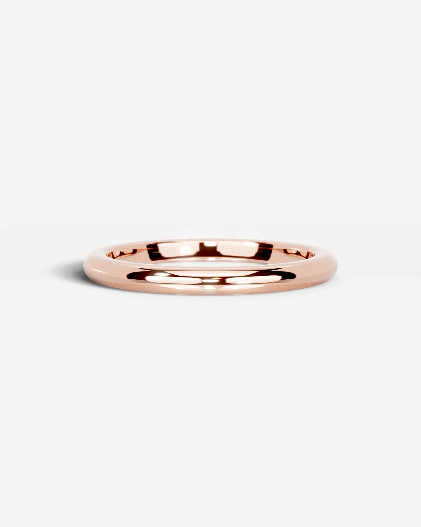 Jessica Wedding Band Lab Grown Diamond Wedding Ring - Rose Gold