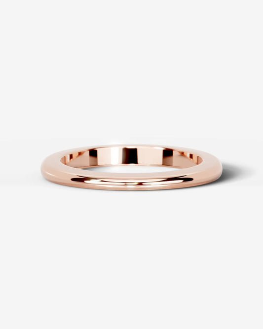 Samantha Wedding Band Lab Grown Diamond Wedding Ring - Rose Gold