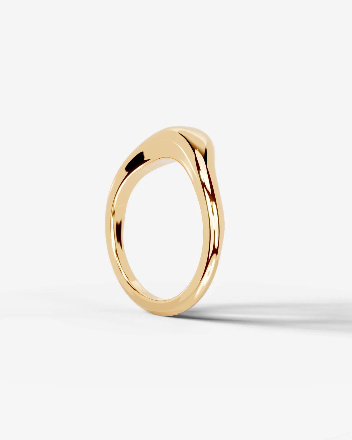 Asantewaa Wedding Band Lab Grown Diamond Wedding Ring - Yellow Gold