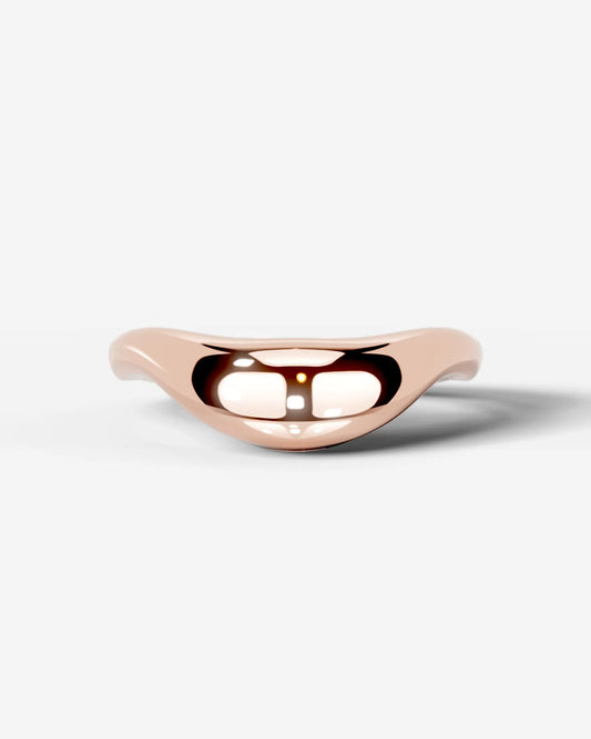 Asantewaa Wedding Band Lab Grown Diamond Wedding Ring - Rose Gold