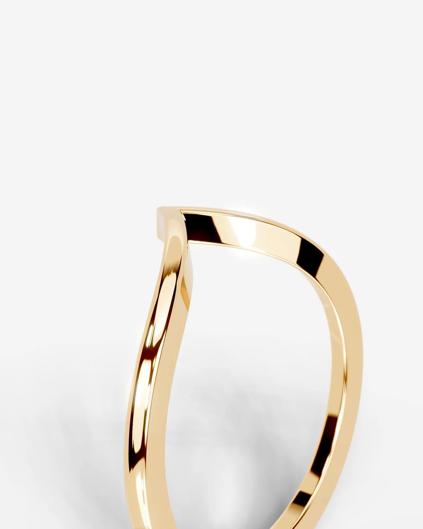 Chaya Wedding Band Lab Grown Diamond Wedding Ring - Yellow Gold