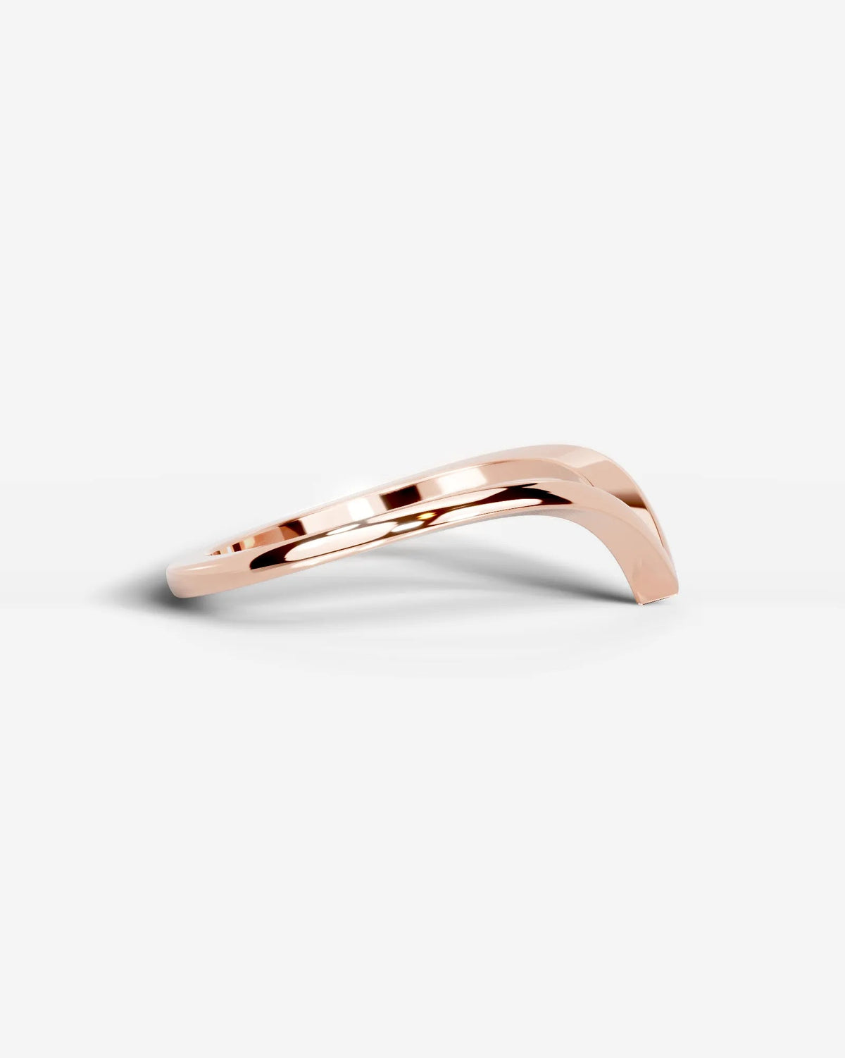 Chaya Wedding Band Lab Grown Diamond Wedding Ring - Rose Gold