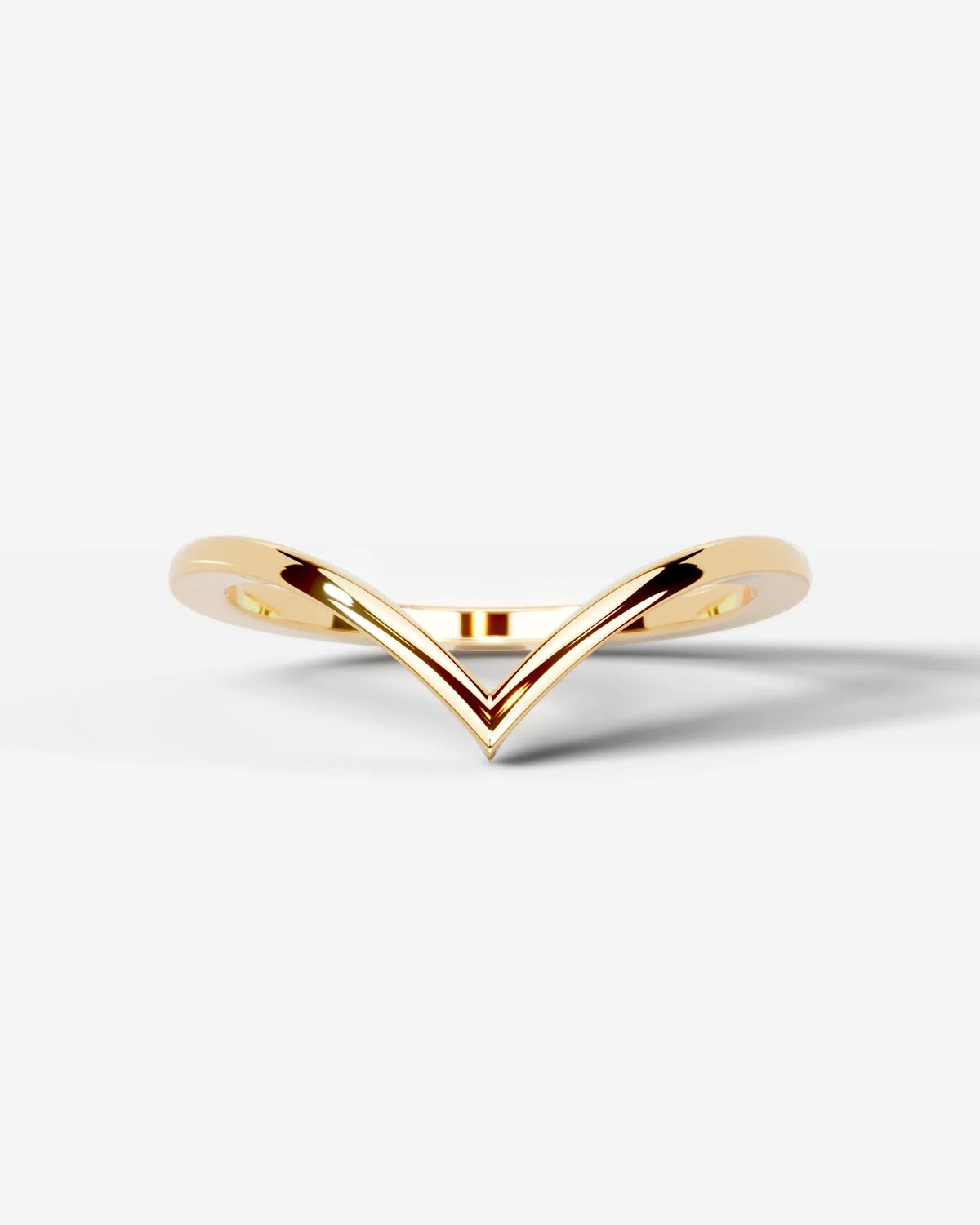 Chaya Wedding Band Lab Grown Diamond Wedding Ring - Yellow Gold