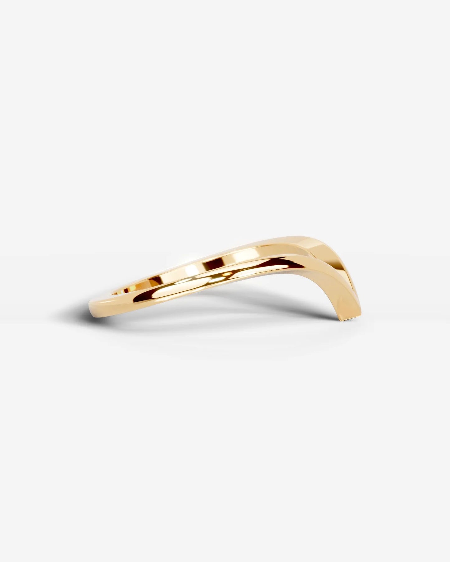 Chaya Wedding Band Lab Grown Diamond Wedding Ring - Yellow Gold