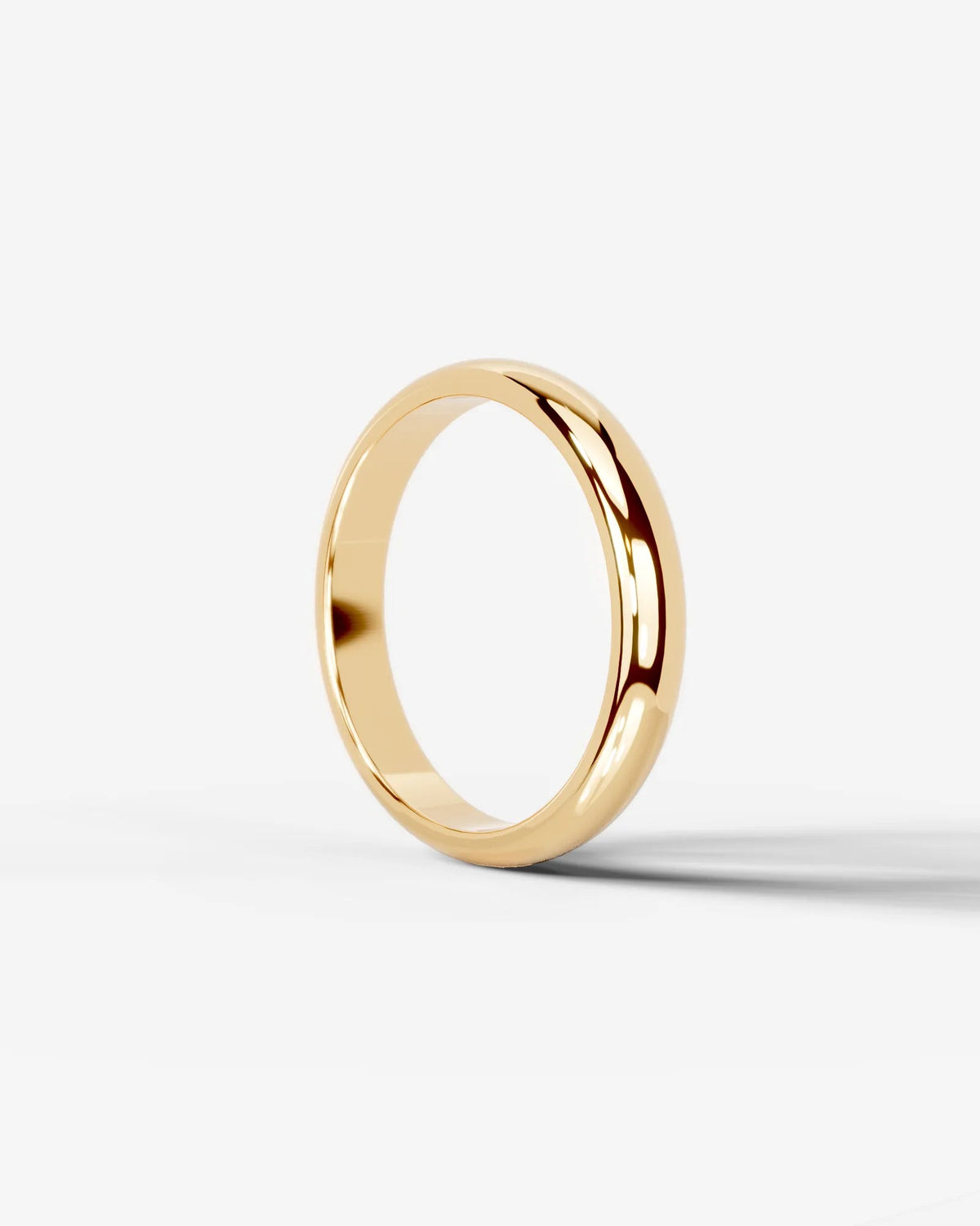 Chris Wedding Band Lab Grown Diamond Wedding Ring - Yellow Gold