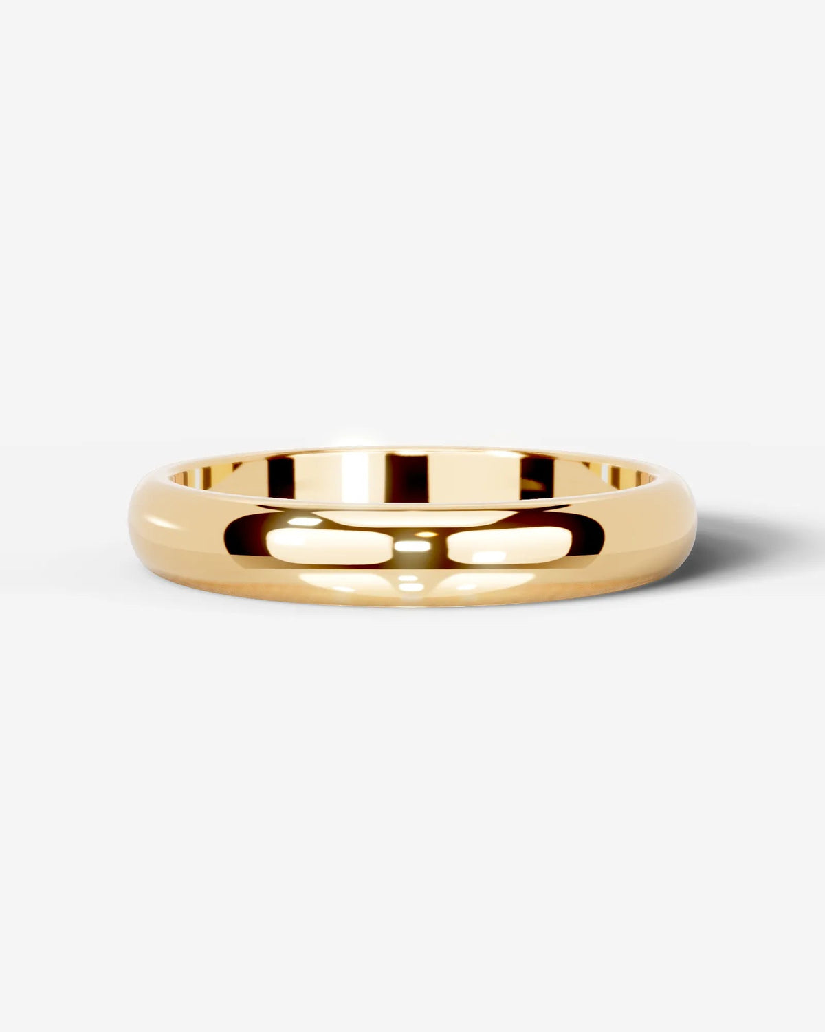 Chris Wedding Band Lab Grown Diamond Wedding Ring - Yellow Gold