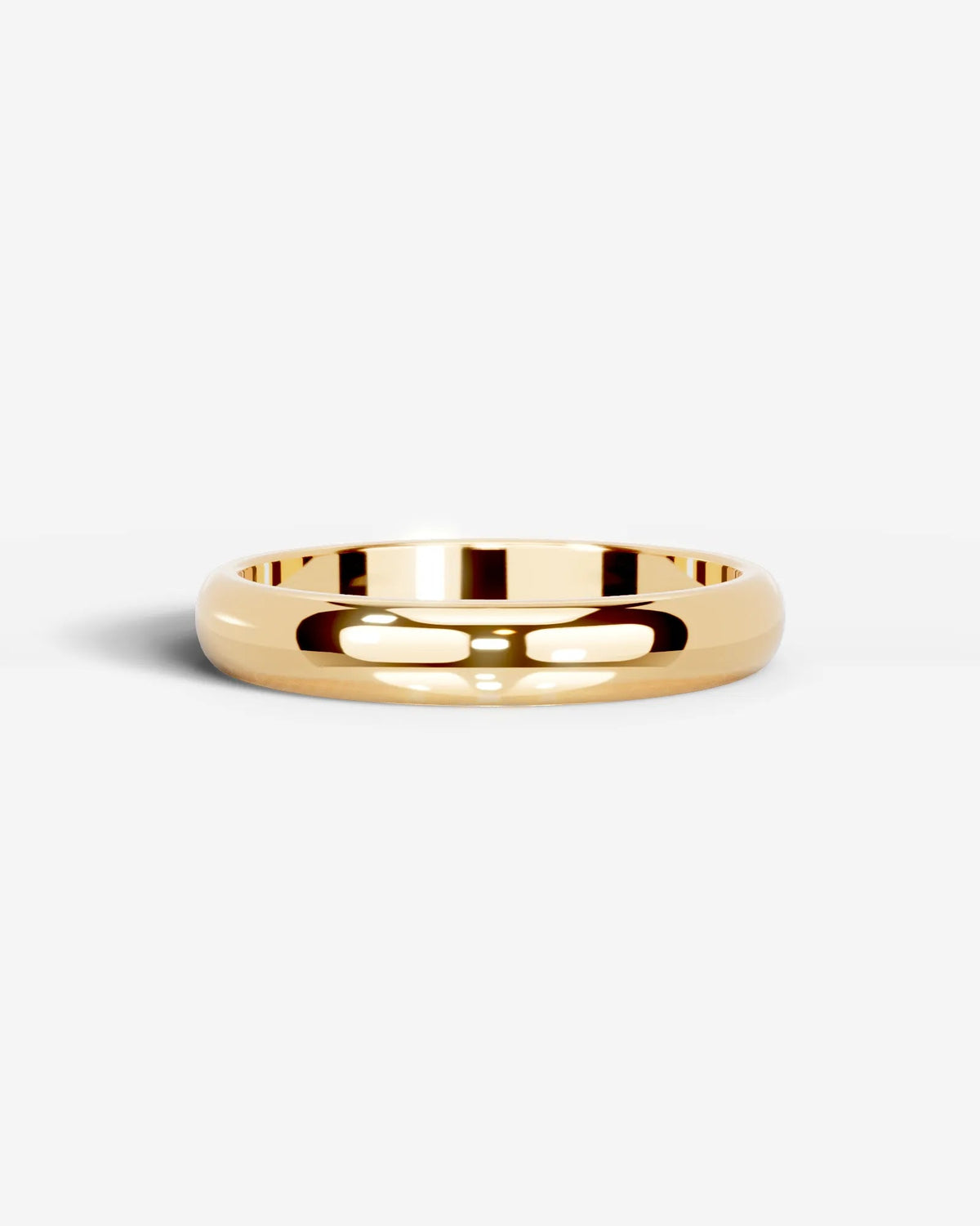Chris Wedding Band Lab Grown Diamond Wedding Ring - Yellow Gold