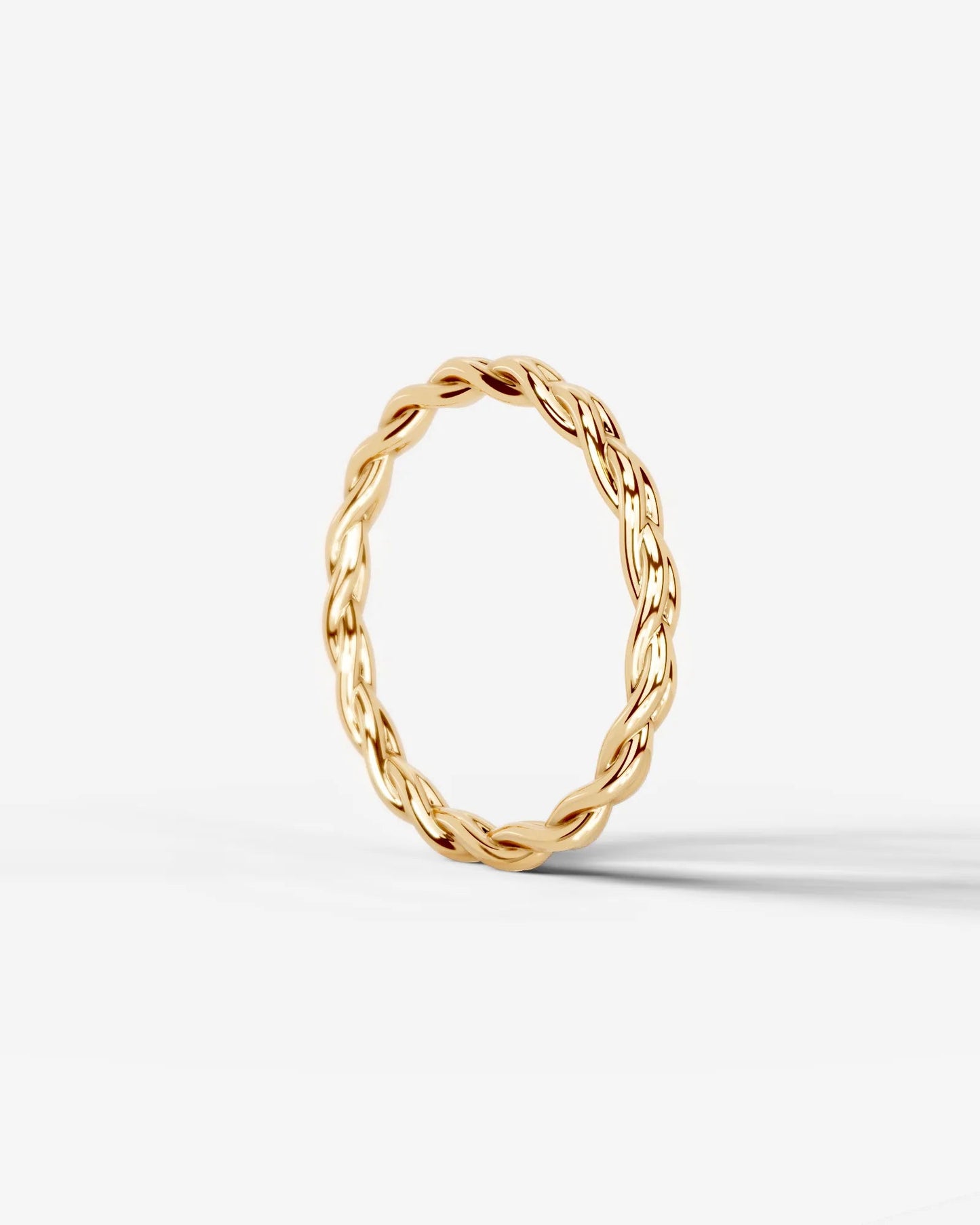 Milani Wedding Band Lab Grown W Diamond Wedding Ring - Yellow Gold