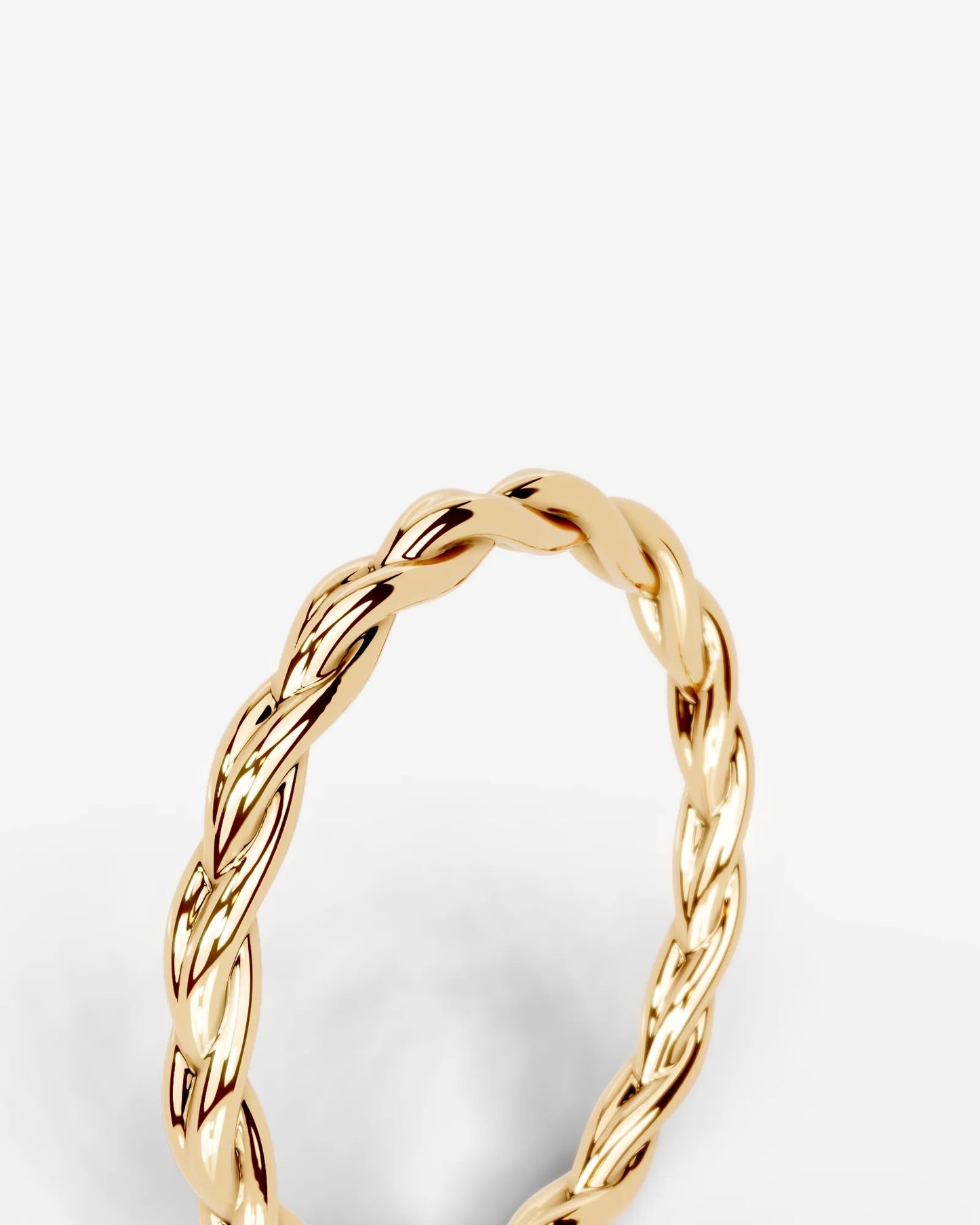 Milani Wedding Band Lab Grown W Diamond Wedding Ring - Yellow Gold