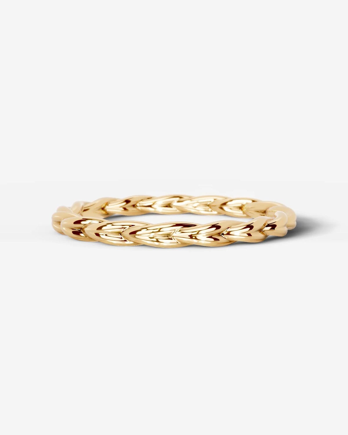 Milani Wedding Band Lab Grown W Diamond Wedding Ring - Yellow Gold