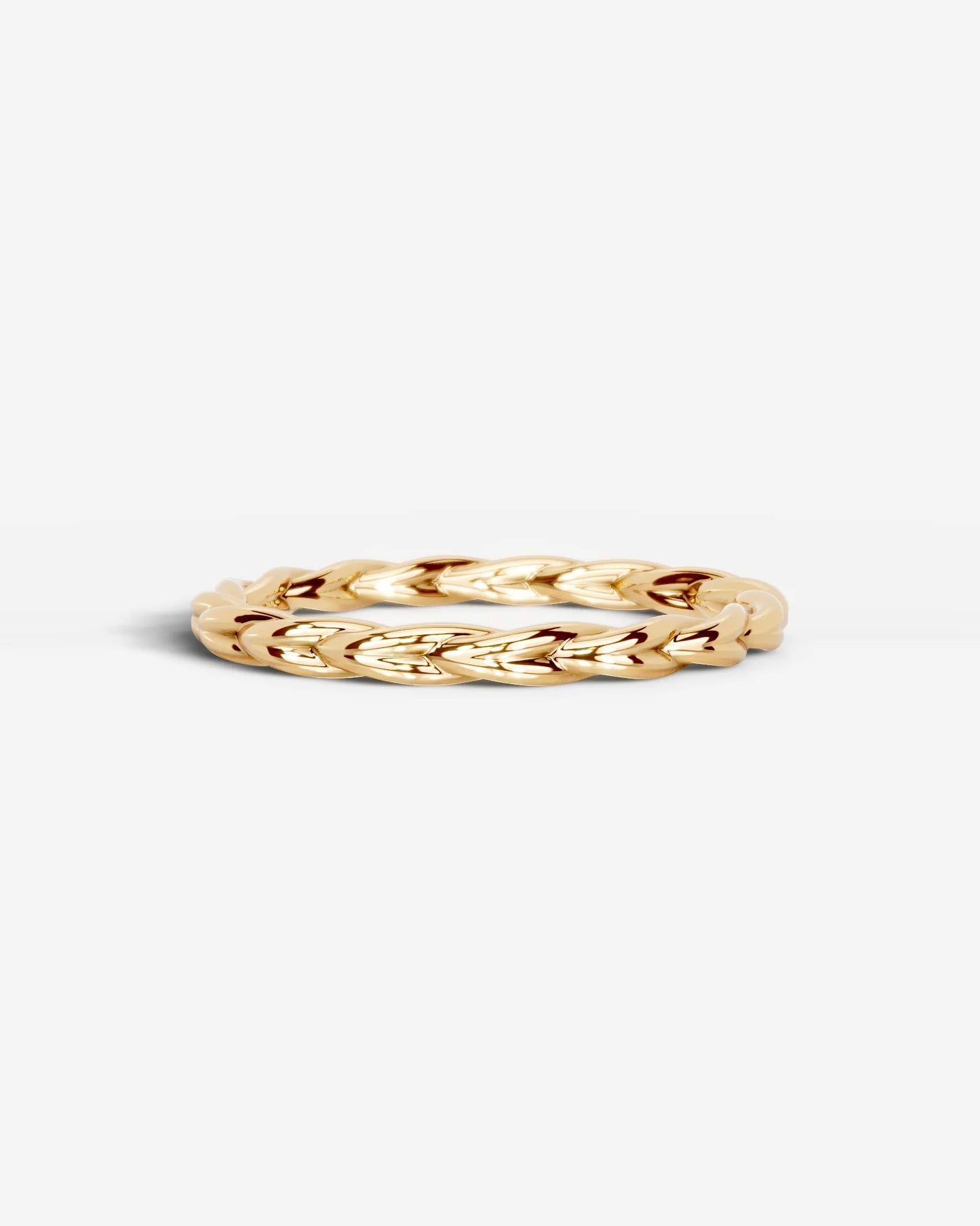 Milani Wedding Band Lab Grown W Diamond Wedding Ring - Yellow Gold