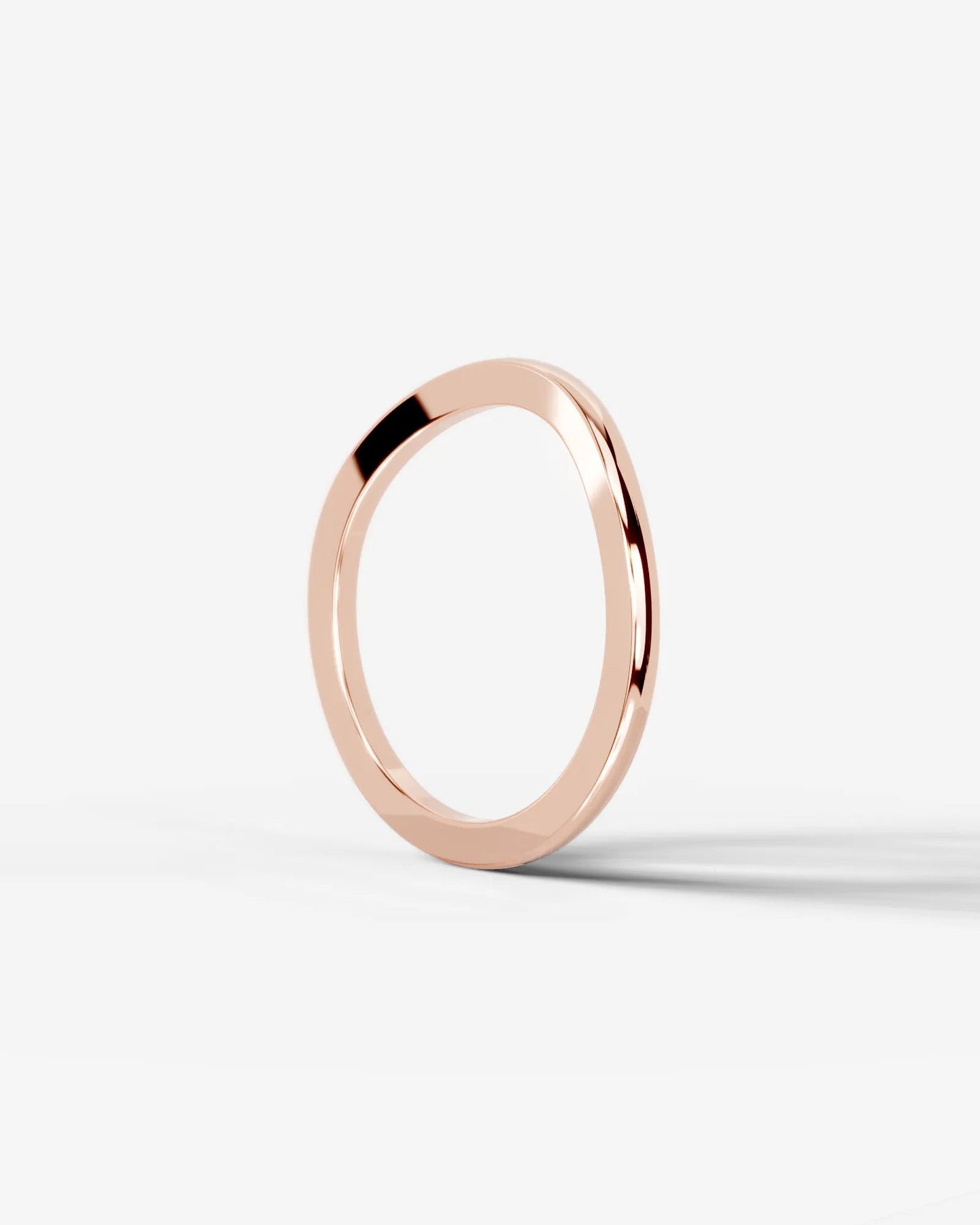 Winnie Wedding Band Lab Grown Diamond Wedding Ring - Rose Gold