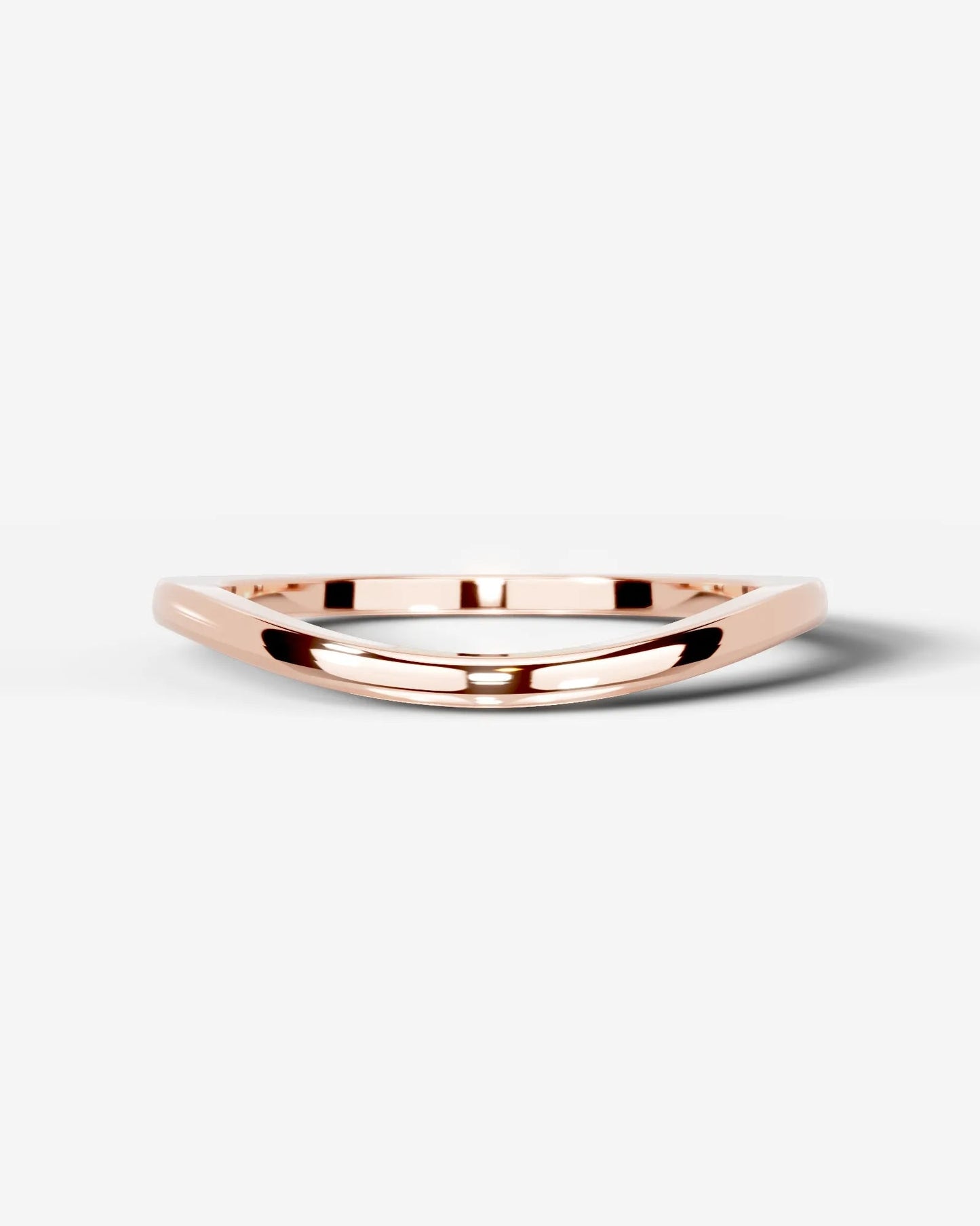 Winnie Wedding Band Lab Grown Diamond Wedding Ring - Rose Gold