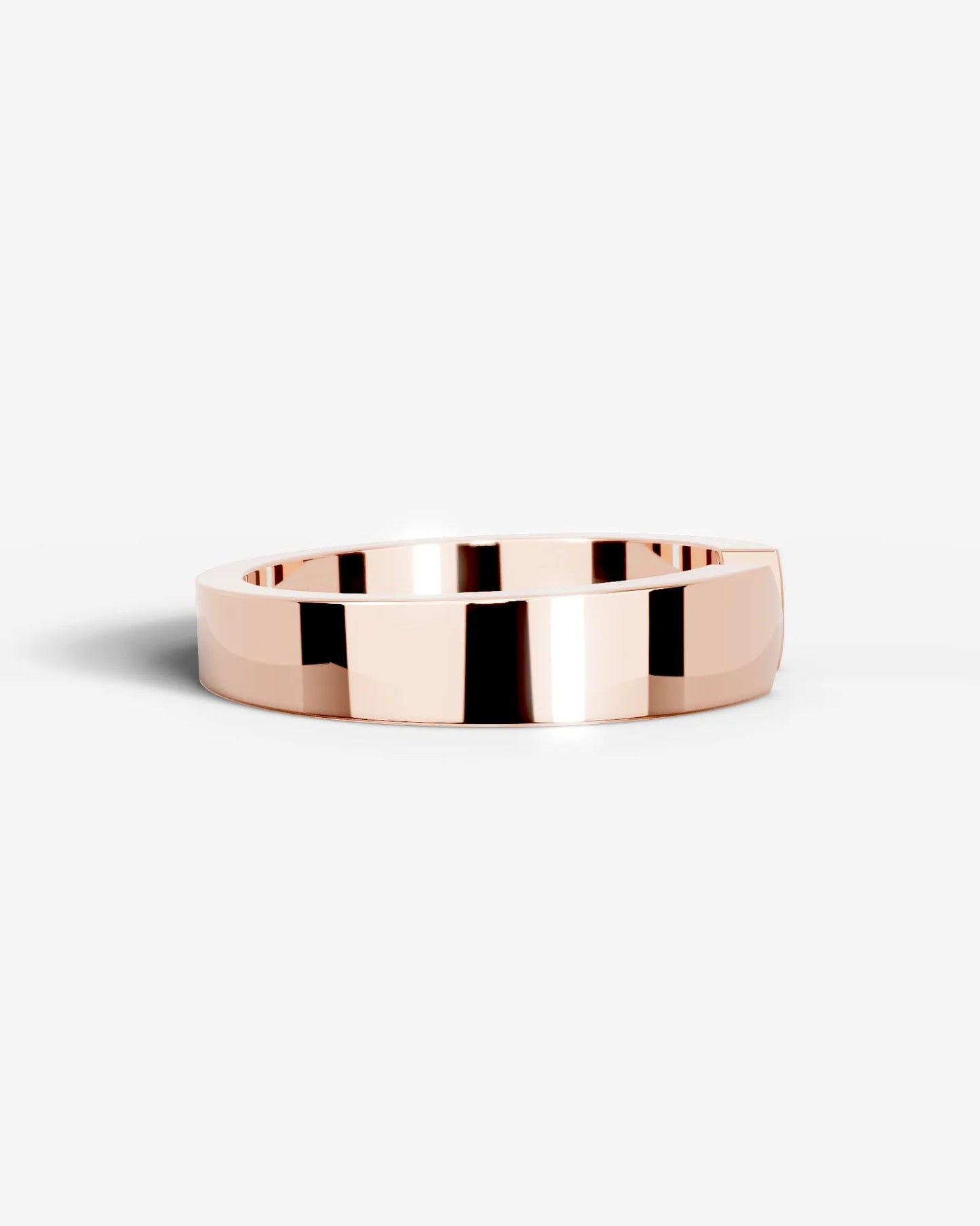 David Wedding Band Lab Grown Diamond Wedding Ring - Rose Gold