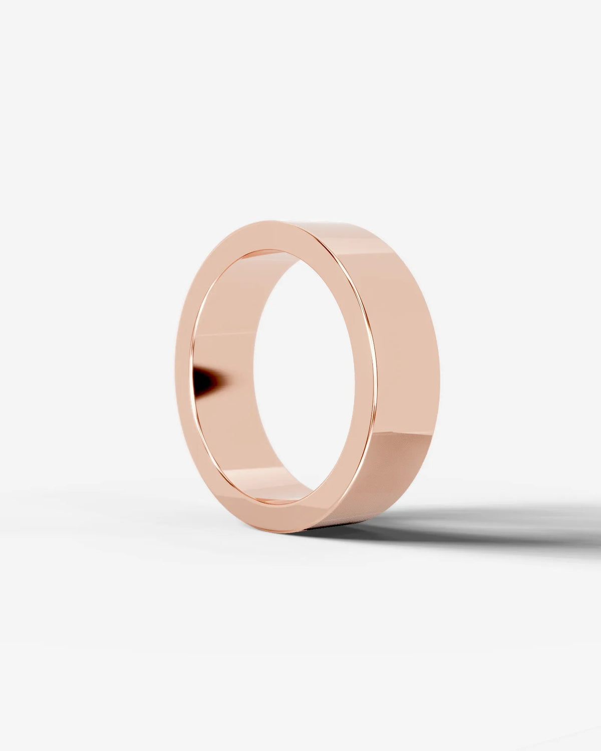 Travis Wedding Band Lab Grown Diamond Wedding Ring - Rose Gold