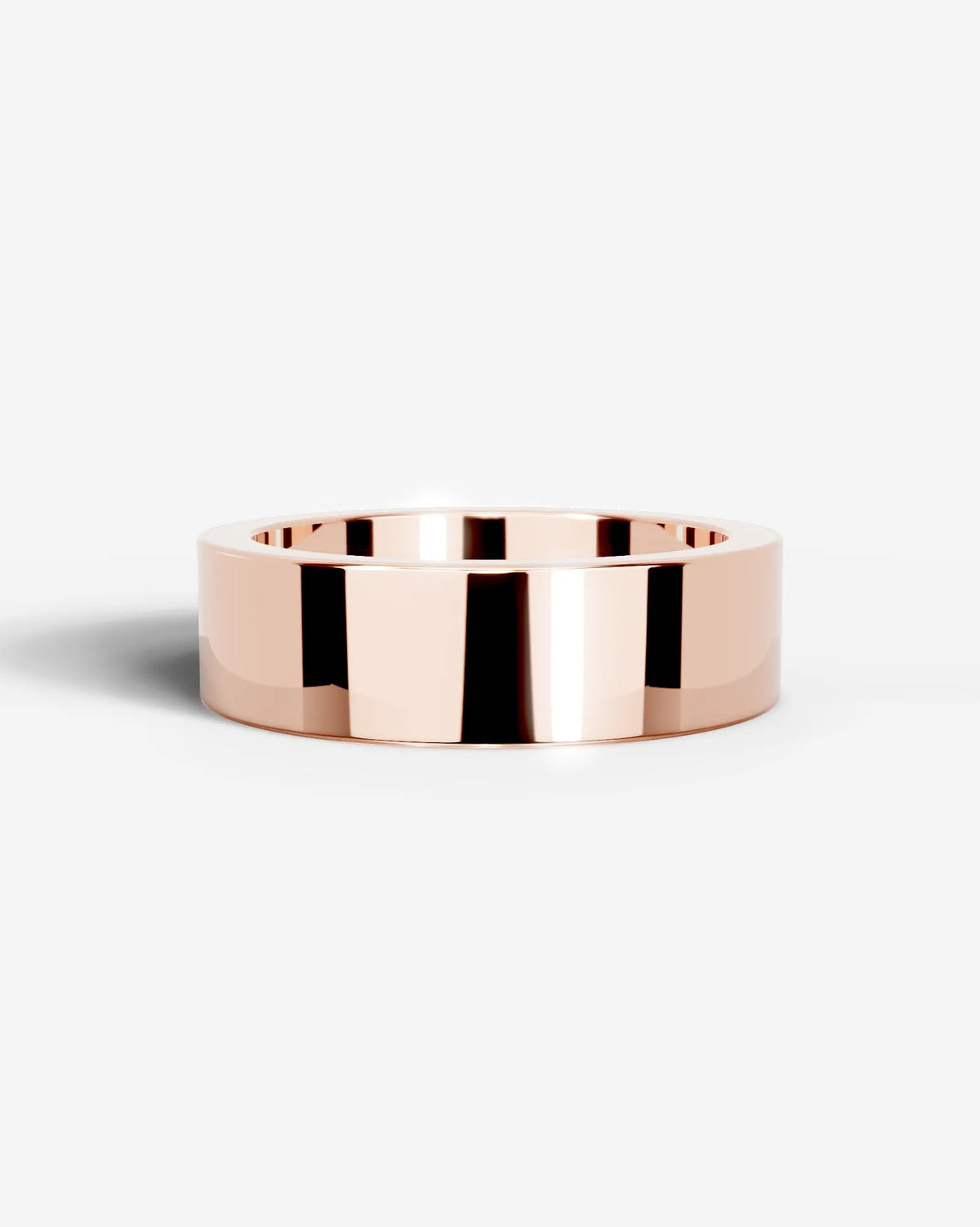 Travis Wedding Band Lab Grown Diamond Wedding Ring - Rose Gold
