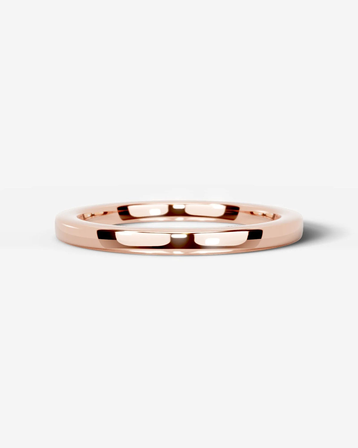 Jack Natural Diamond Wedding Band Lab Grown W Diamond Wedding Ring - Rose Gold