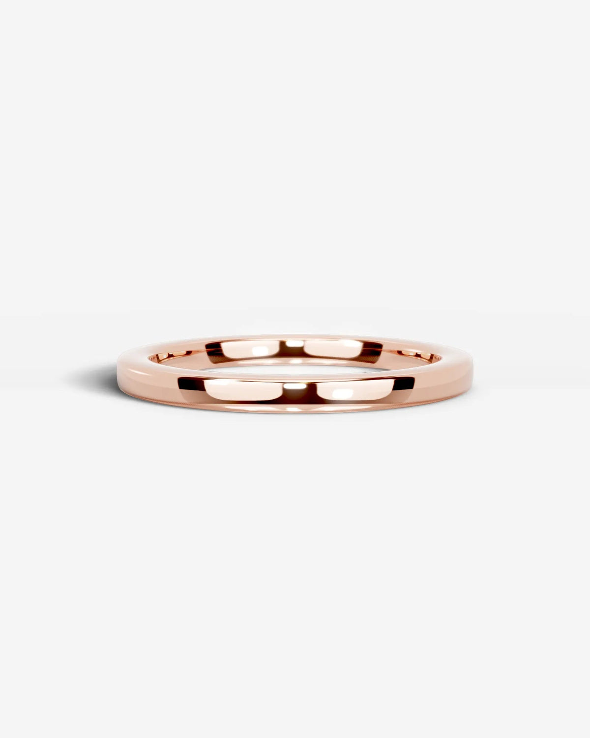 Jack Natural Diamond Wedding Band Lab Grown W Diamond Wedding Ring - Rose Gold