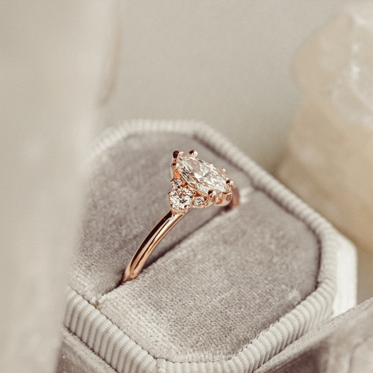 The Mini Vivien Marquise Ring