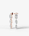 Abigail Lab Grown Diamond Earrings Marquise - Rose Gold