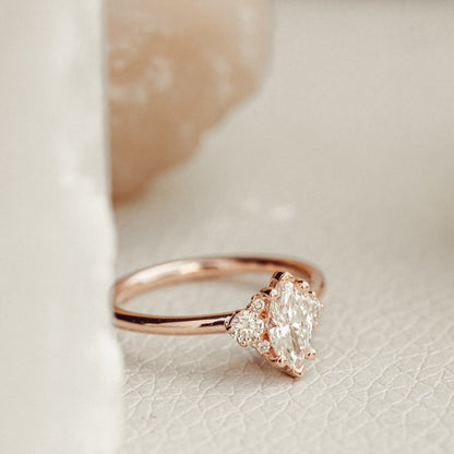 The Mini Vivien Marquise Ring
