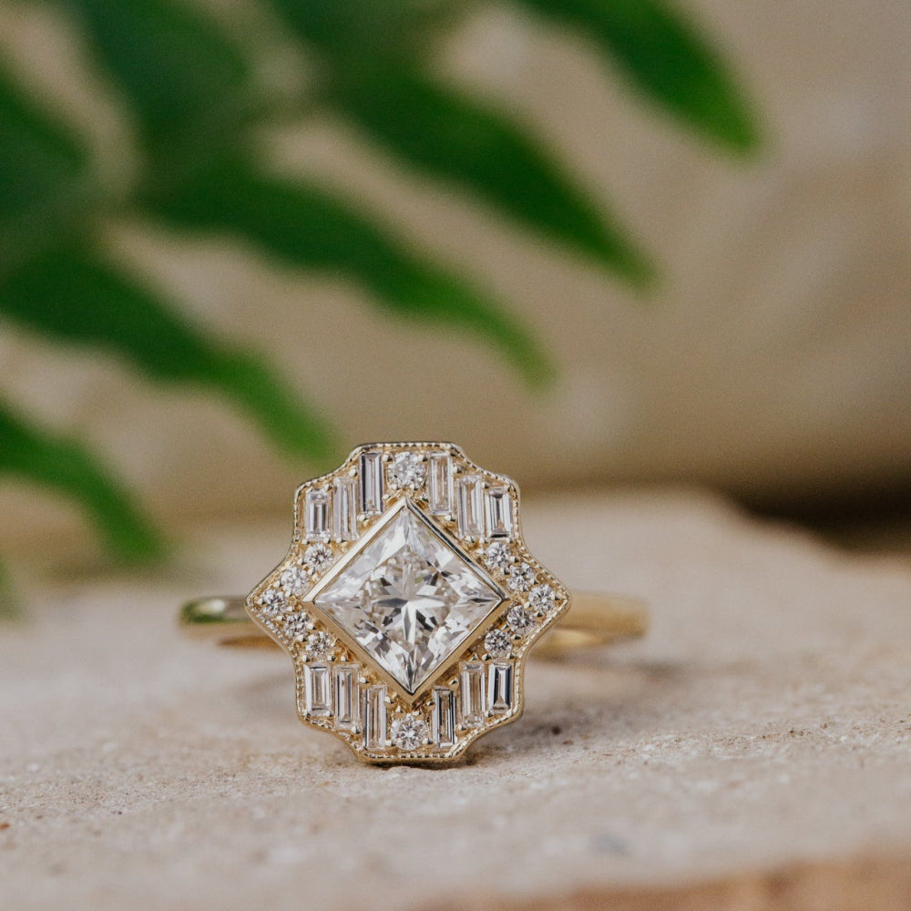 The Isabella Princess Cut Ring